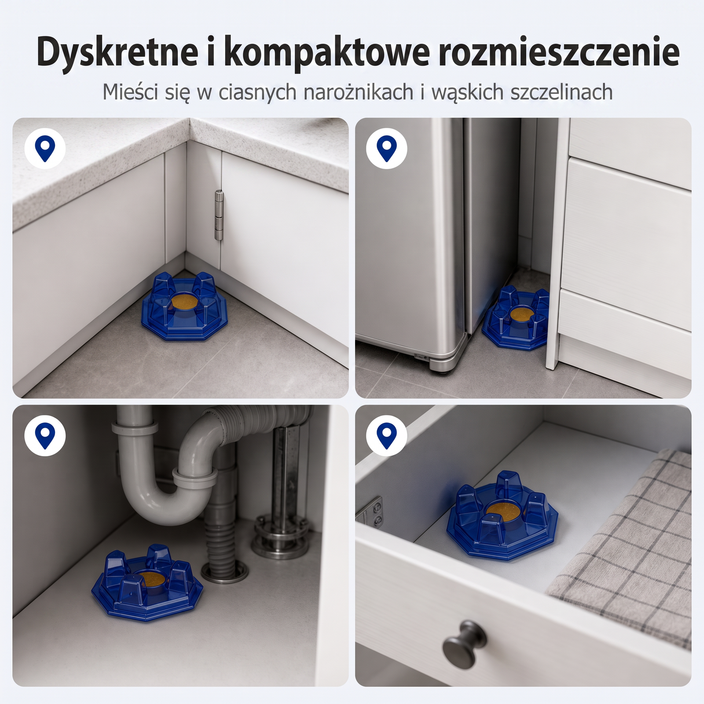 PKNEW® 🪳 Inteligentna stacja z przynętą na karaluchy o działaniu łańcuchowym 🛡️ – dociera do ukrytych gniazd, pomaga zlikwidować całą kolonię i chroni dom nawet przez 2 lata 💎