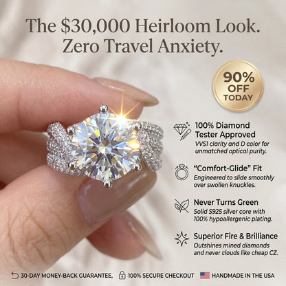 🔥 LAST DAY 90% OFF: The 3-Carat Infinity Twist Moissanite Ring | Fearless Everyday Luxury