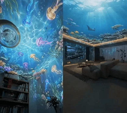 30%OFF🔥🔥PKNEW® NEXT-GEN SMART PROJECTION HD Smart Dynamic 5D Holographic Night Light Projector💎