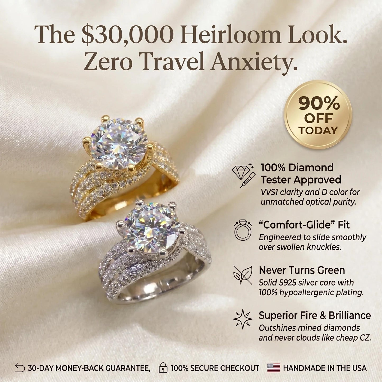 🔥 LAST DAY 90% OFF: The 3-Carat Infinity Twist Moissanite Ring | Fearless Everyday Luxury