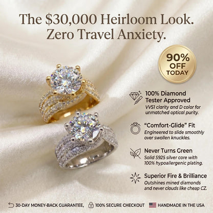 🔥 LAST DAY 90% OFF: The 3-Carat Infinity Twist Moissanite Ring | Fearless Everyday Luxury
