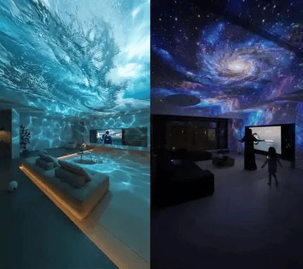 30%OFF🔥🔥PKNEW® NEXT-GEN SMART PROJECTION HD Smart Dynamic 5D Holographic Night Light Projector💎