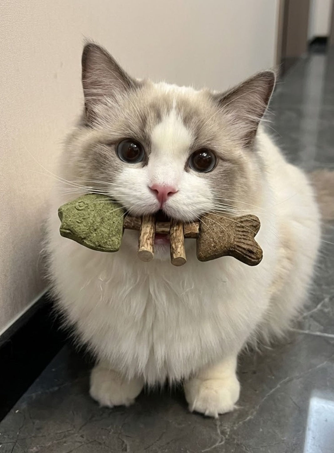 Catnip & Silvervine Chew✅