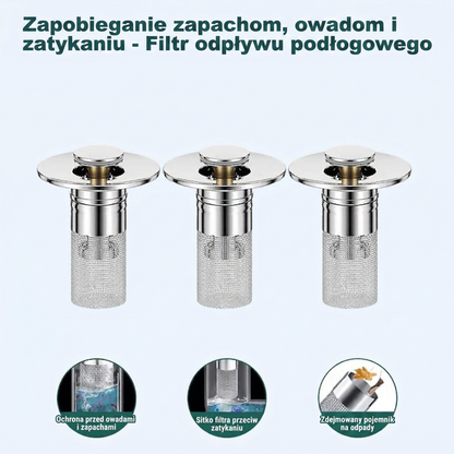 🔥🔥Ostatni dzień promocji – 49% taniej👑Otwierany sitko do odpływu zlewu – 🛀Usuwa nieprzyjemne zapachy i zapobiega zatkaniu