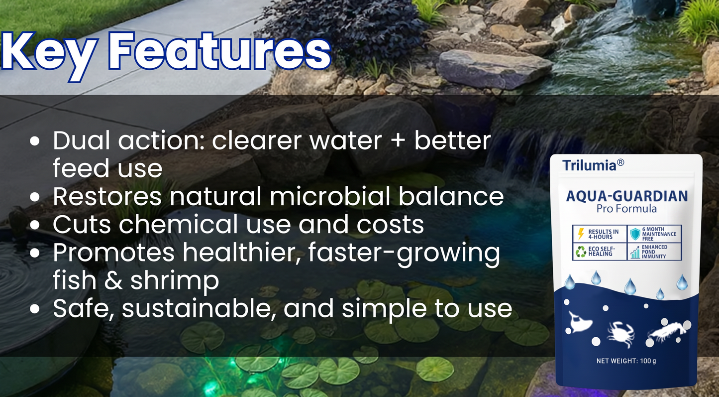 🌈Vitalisys® Aqua-Guardian Pro Formula– End Algae Nightmares, Restore Your Pond’s Beauty Fast!