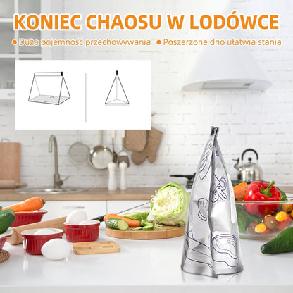 OFERTA LIMITOWANA: 70% ZNIŻKI! 🍗 🥦 Wielorazowe zamykane woreczki z folii aluminiowej 💎