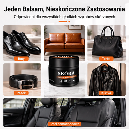 🔥🔥 PKNEW® Intensywny balsam do odnowy skóry✨ – Ożywia wyblakły wygląd, wyrównuje kolor i pomaga ukryć zadrapania na butach, kanapach, torebkach i fotelach samochodowych 💕