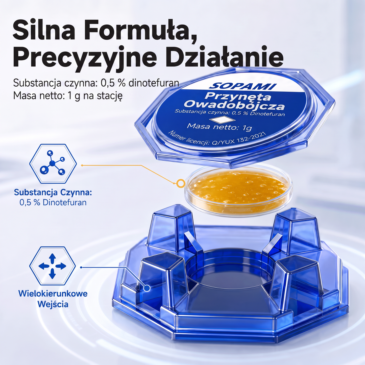 PKNEW® 🪳 Inteligentna stacja z przynętą na karaluchy o działaniu łańcuchowym 🛡️ – dociera do ukrytych gniazd, pomaga zlikwidować całą kolonię i chroni dom nawet przez 2 lata 💎