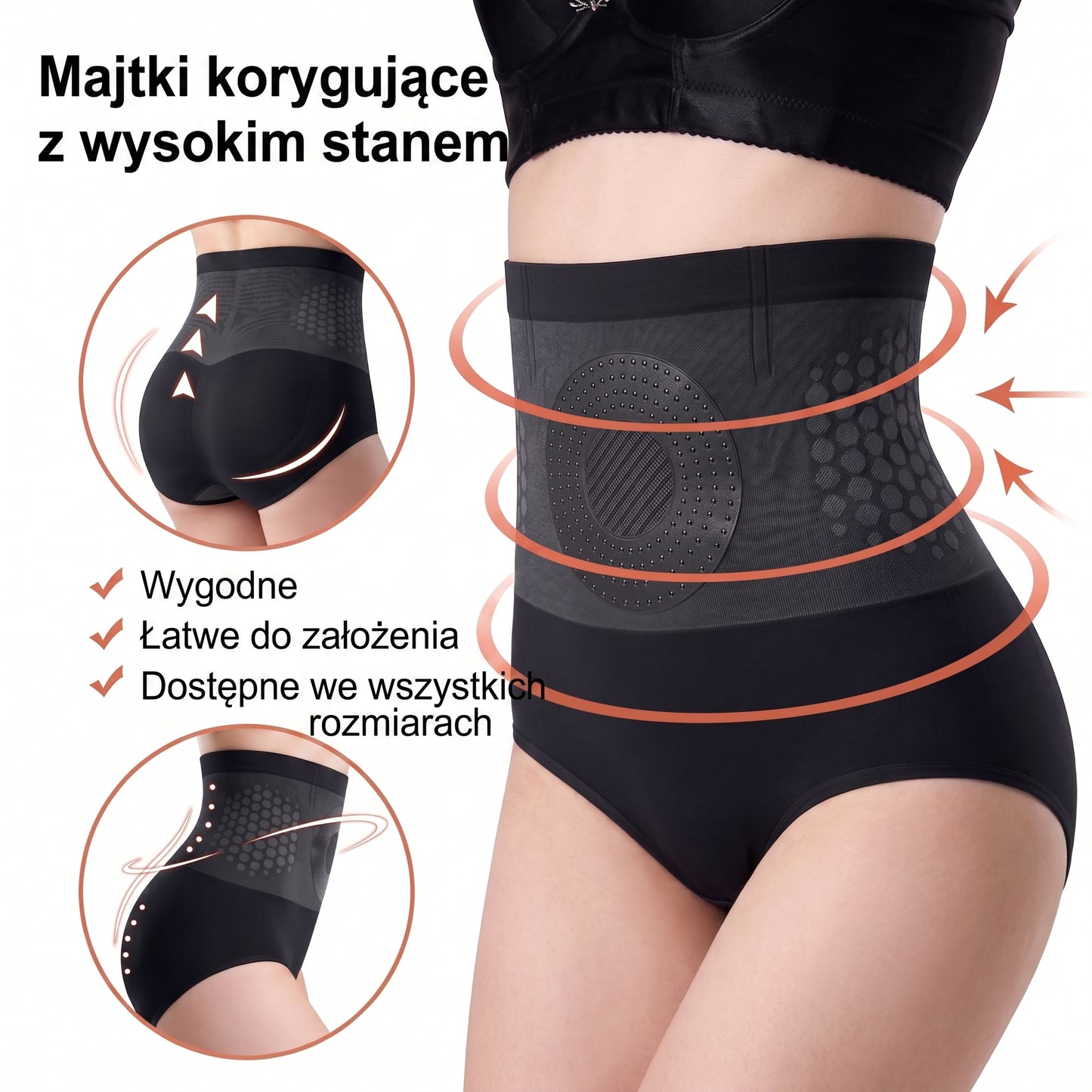 🔥🔥BLUESHOT® Majtki wyszczuplające z wysokim stanem 2026 – kontrola brzucha