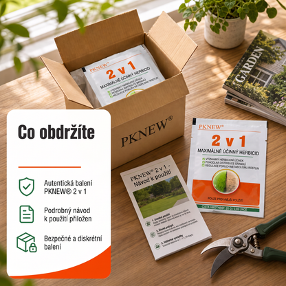 PKNEW® Granulowany środek chwastobójczy 2 w 1 Max Power 👑 – widoczny efekt już po 6 godzinach, łatwe rozpuszczanie w wodzie i precyzyjne stosowanie na fugi, ścieżki, ogrodzenia oraz powierzchnie żwirowe 💎