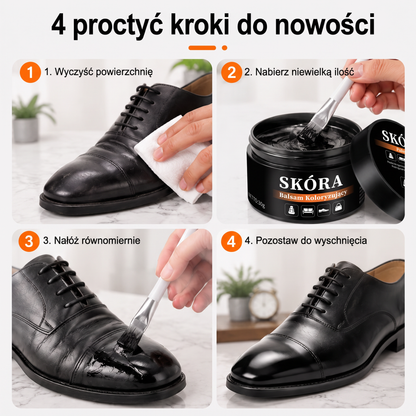 🔥🔥 PKNEW® Intensywny balsam do odnowy skóry✨ – Ożywia wyblakły wygląd, wyrównuje kolor i pomaga ukryć zadrapania na butach, kanapach, torebkach i fotelach samochodowych 💕