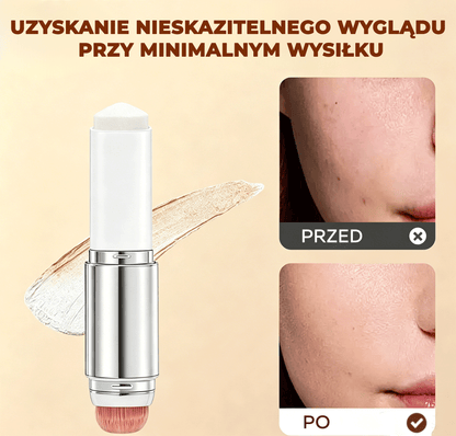 🔥🔥 [𝐎𝐅𝐈𝐂𝐉𝐀𝐋𝐍𝐘 𝐏𝐑𝐎𝐃𝐔𝐊𝐓] Vitalisys® Kryjący Sztyft do Makijażu / Odłączany Pędzelek – Koreański dopasowujący się kolorystycznie podkład w sztyfcie z kapsułkami kolagenowymi