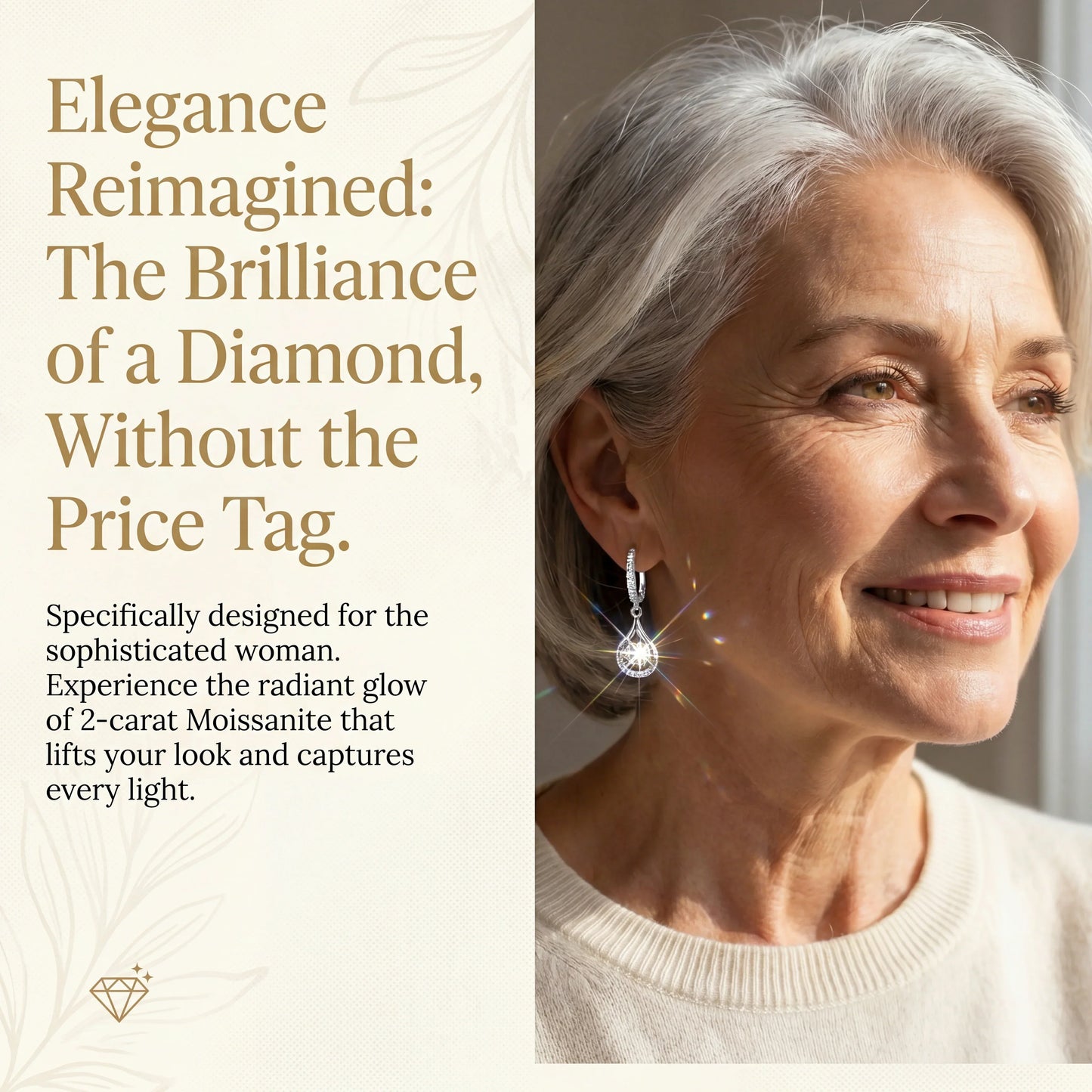 Extra 30% off on sale items | 1-Carat "Dancing" Moissanite Earrings – The Pure S925 Comfort & Sparkle You Deserve 💎