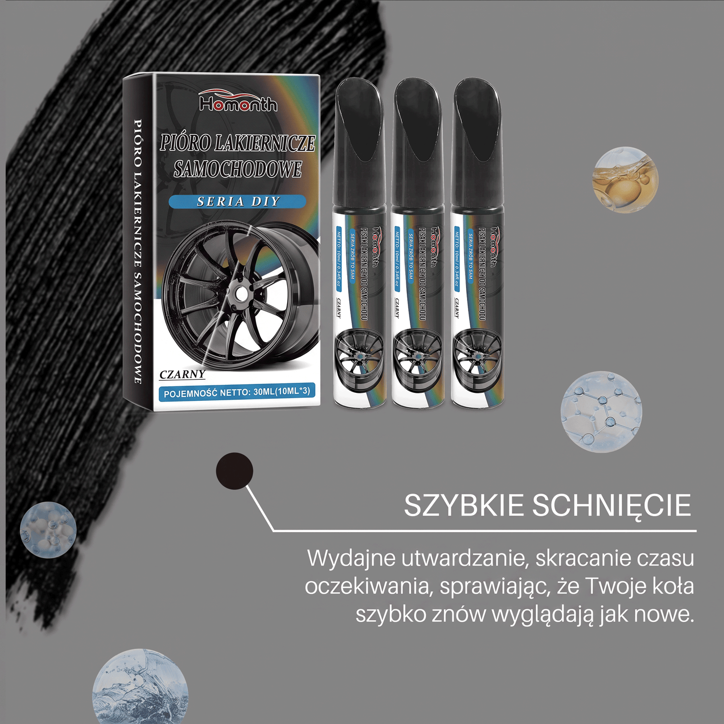 🔥 HIC 2026 🥳💞 PONAD 50 TYS. SPRZEDANYCH!🛠️🚗 50% ZNIŻKI! PKNEW® Magiczny pisak do usuwania rys z samochodów – Usuń rysy z felg w kilka minut. Trwała formuła bez ociekania. Zawiera lakier bezbarwny. ✨🔧