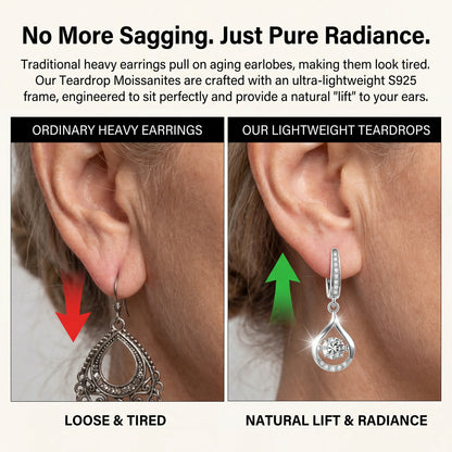 Extra 30% off on sale items | 1-Carat "Dancing" Moissanite Earrings – The Pure S925 Comfort & Sparkle You Deserve 💎