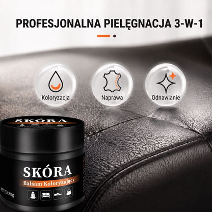 🔥🔥 PKNEW® Intensywny balsam do odnowy skóry✨ – Ożywia wyblakły wygląd, wyrównuje kolor i pomaga ukryć zadrapania na butach, kanapach, torebkach i fotelach samochodowych 💕