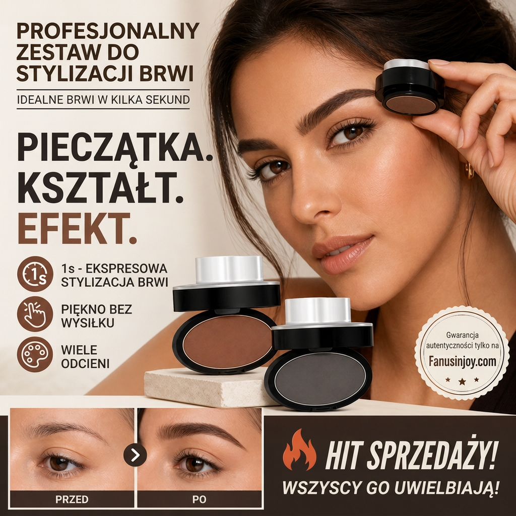 2026 HIT SPRZEDAŻOWY 💞🖊️ Stempel do brwi z pudrem i pędzelkiem – wystarczy przycisnąć, a perfekcyjne brwi w kilka sekund. Wodoodporny, utrzymuje się do 24 godzin 👑