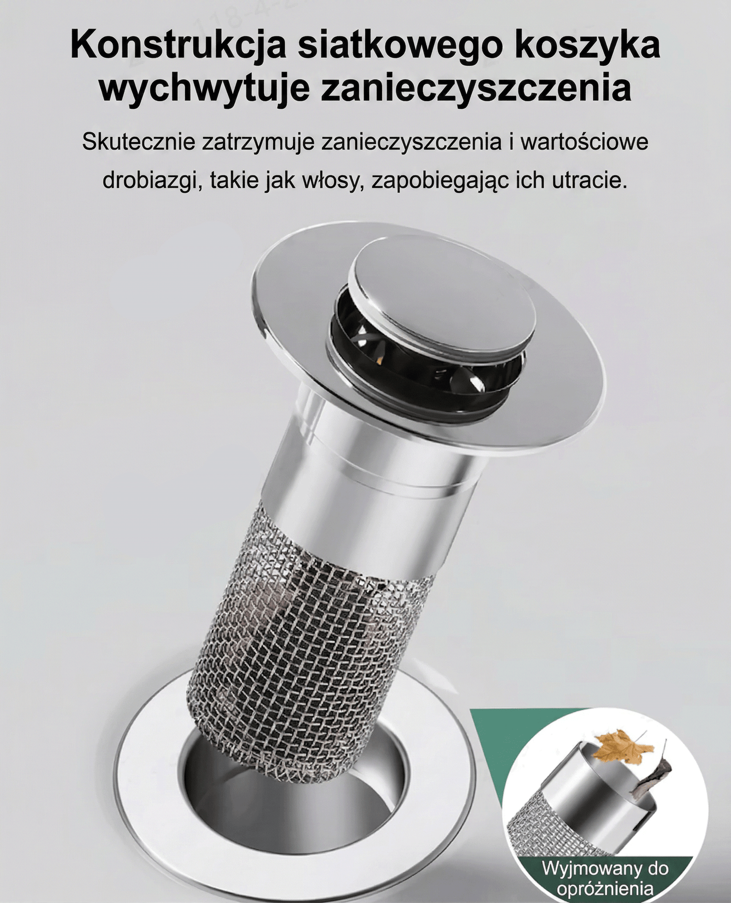 🔥🔥Ostatni dzień promocji – 49% taniej👑Otwierany sitko do odpływu zlewu – 🛀Usuwa nieprzyjemne zapachy i zapobiega zatkaniu