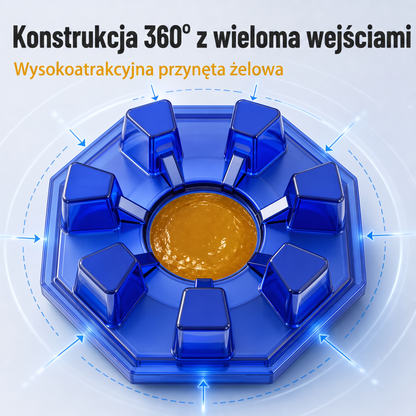 PKNEW® 🪳 Inteligentna stacja z przynętą na karaluchy o działaniu łańcuchowym 🛡️ – dociera do ukrytych gniazd, pomaga zlikwidować całą kolonię i chroni dom nawet przez 2 lata 💎