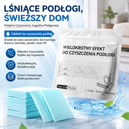 🌈🌈 PKNEW® Tabletki do mycia podłóg, środek czyszczący do wielu powierzchni: drewna, paneli, płytek i ścian w kamperach, antybakteryjne, dezodoryzujące, do pielęgnacji