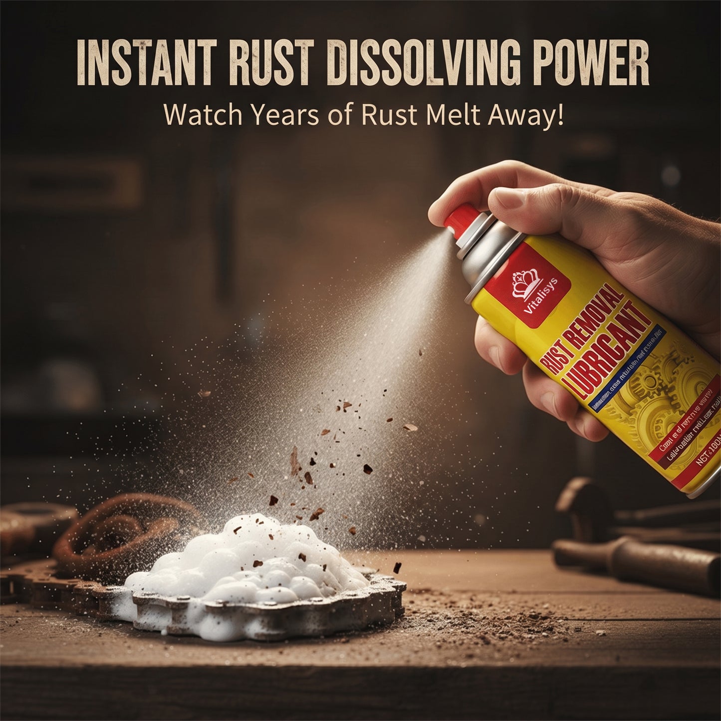🥇Anti-Rust Lubricant Spray & Rust Remover