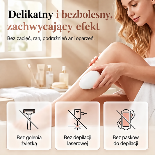 Vitalisys® Kryształowy depilator do ciała – Gładka skóra bez maszynki i wosku 💎
