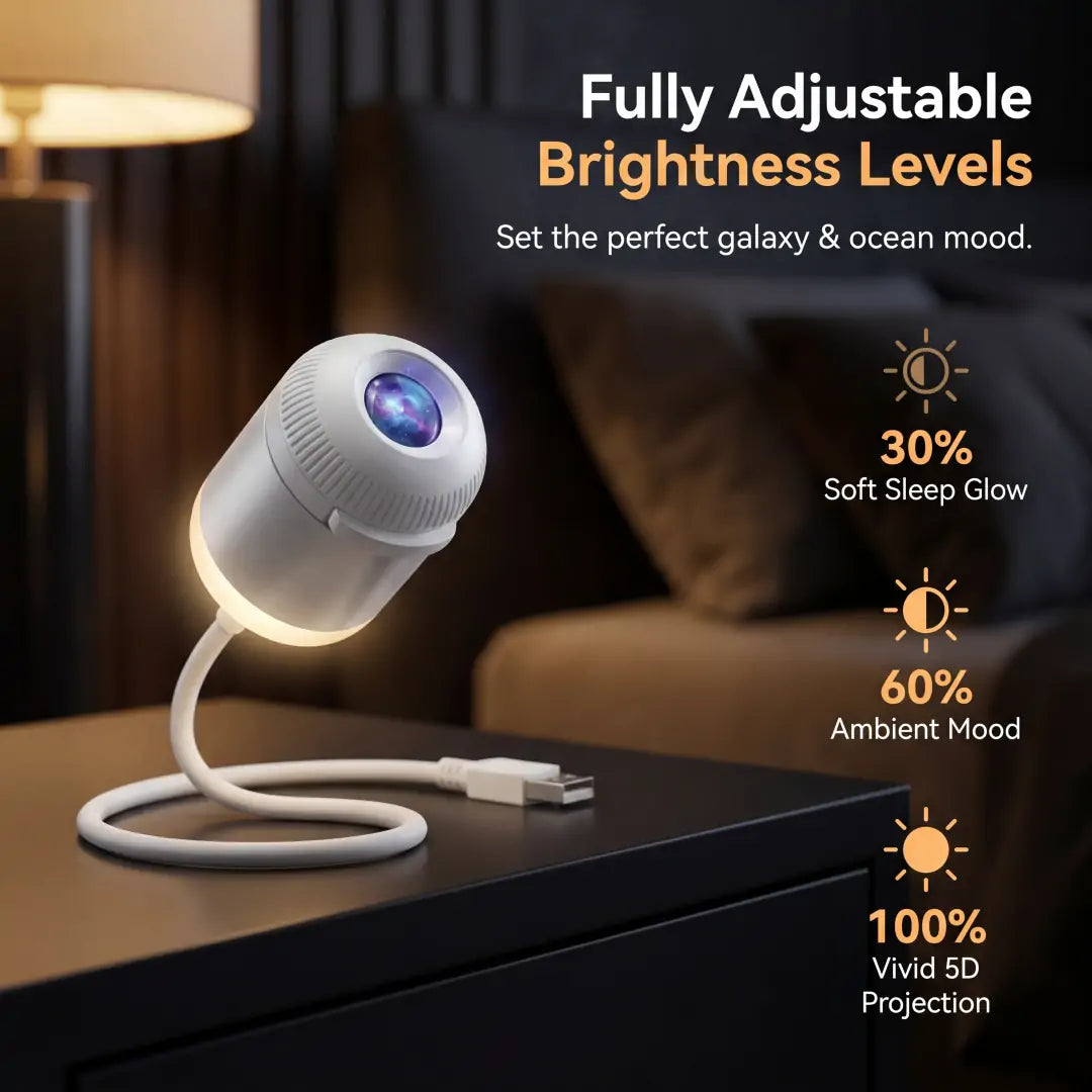 🌈PKNEW® NEXT-GEN SMART PROJECTION HD Smart Dynamic 5D Holographic Night Light Projector🌌