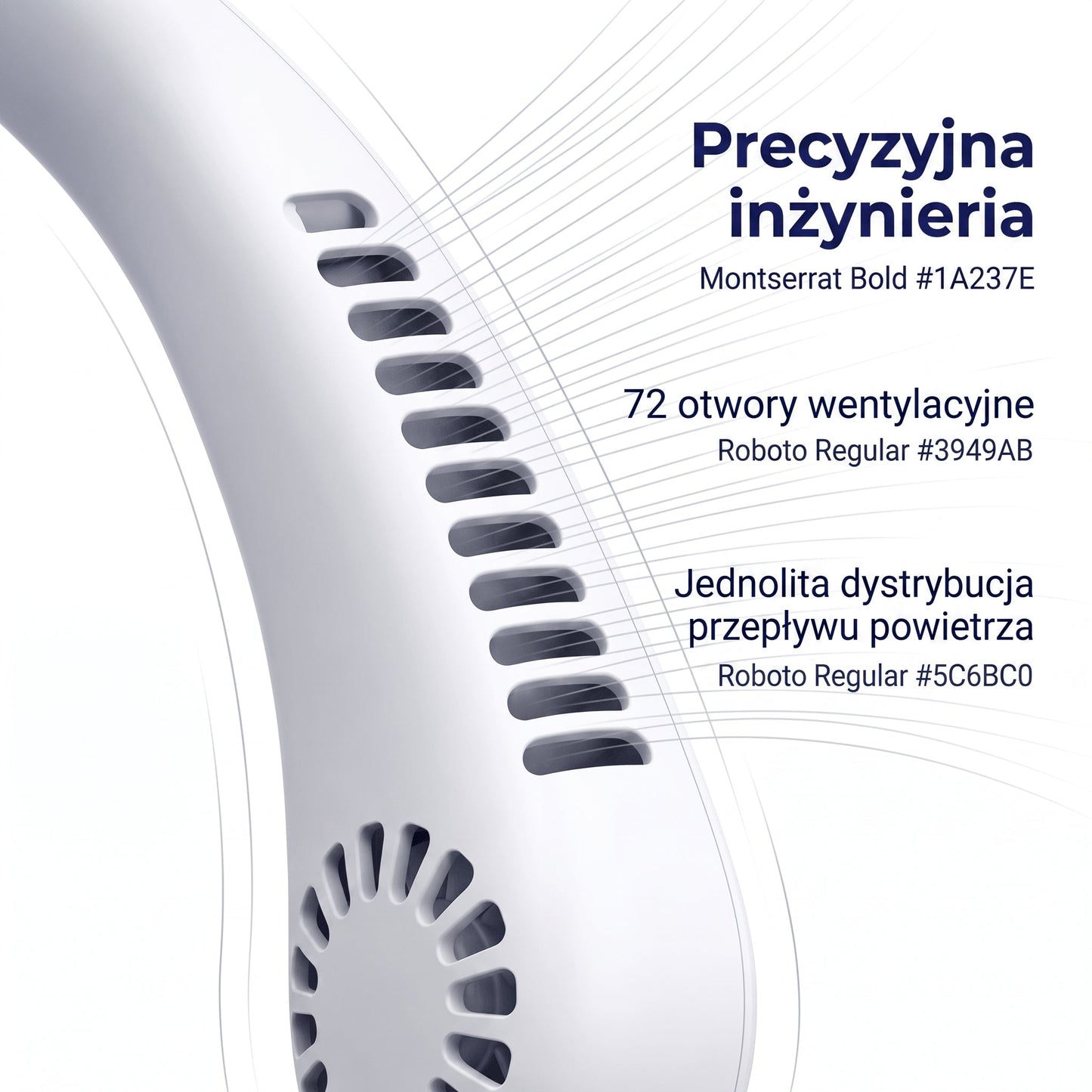🔥🔥Przenośny wentylator na szyję PKNEW®, bezłopatkowy wentylator osobisty, chłodzenie typu hands-free do użytku na zewnątrz i w biurze