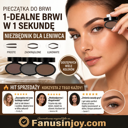 2026 HIT SPRZEDAŻOWY 💞🖊️ Stempel do brwi z pudrem i pędzelkiem – wystarczy przycisnąć, a perfekcyjne brwi w kilka sekund. Wodoodporny, utrzymuje się do 24 godzin 👑