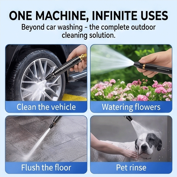 🔥 50% OFF TODAY🥇🥇PKNEW® Powerful High-Pressure Home Car Wash & Garden Sprayer