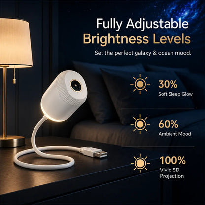 30%OFF🔥🔥PKNEW® NEXT-GEN SMART PROJECTION HD Smart Dynamic 5D Holographic Night Light Projector💎
