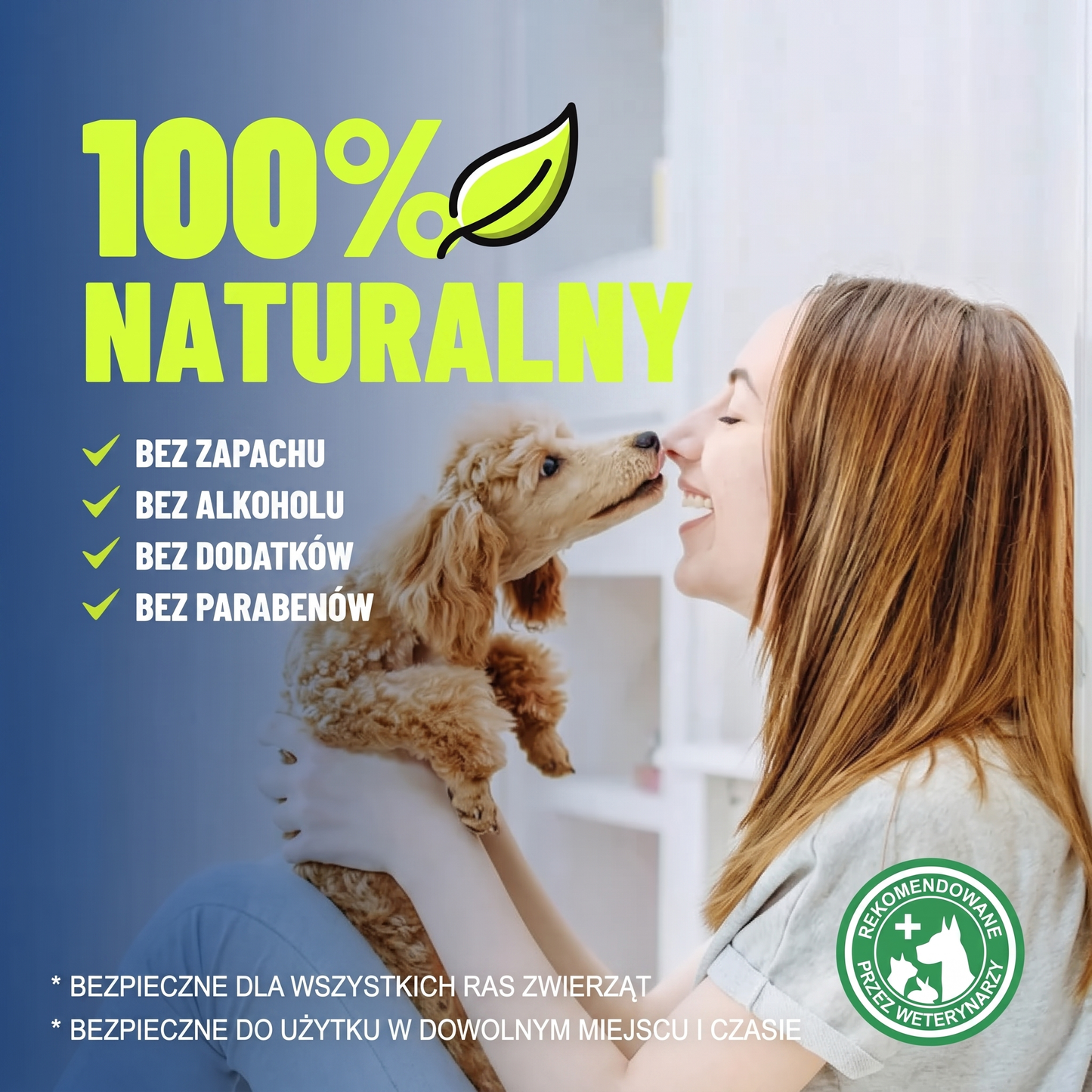 𝐏𝐊𝐍𝐄𝐖® Łagodny płyn do czyszczenia uszu zwierząt | Bezzapachowe czyszczenie dla psów i kotów