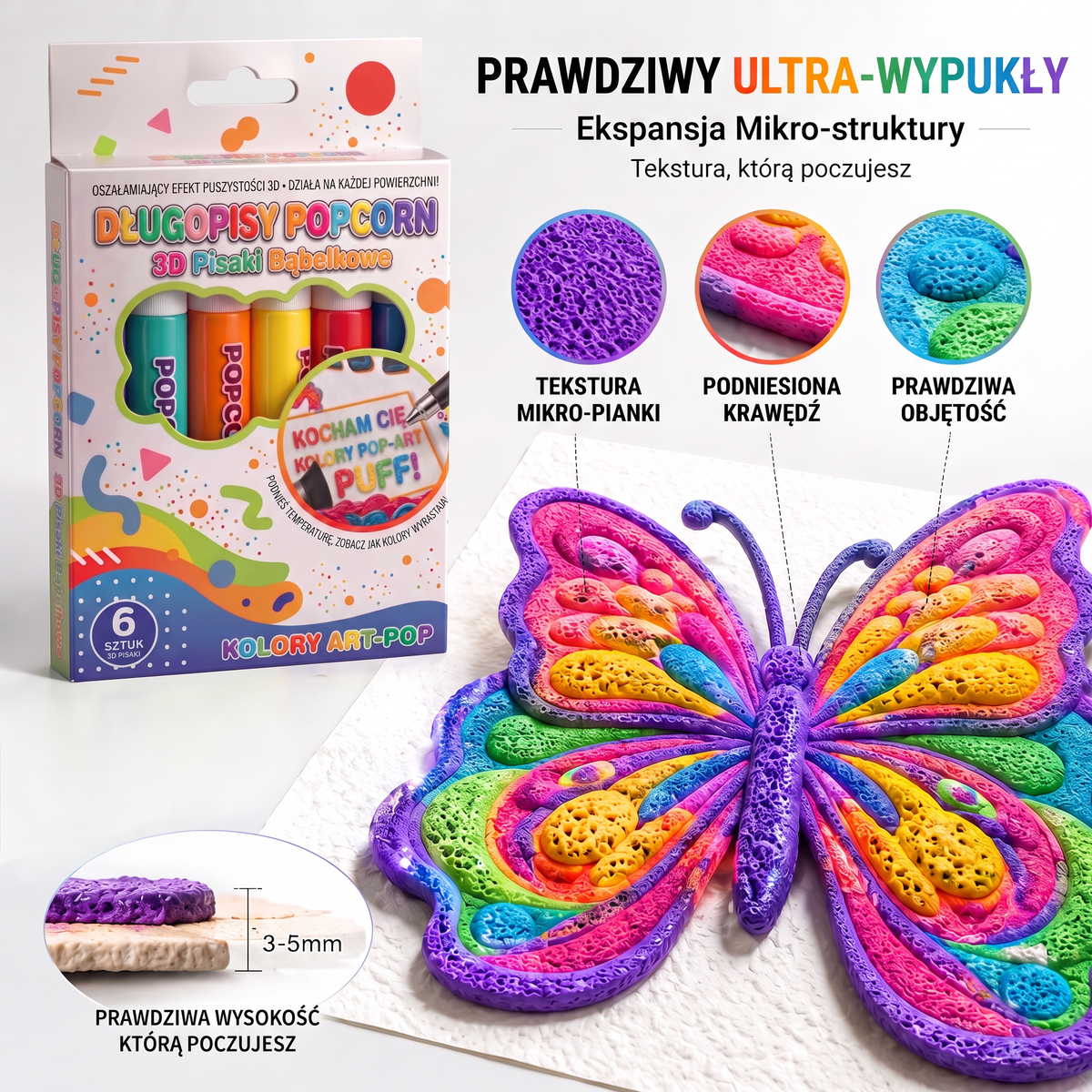 🌈🌈Zaoszczędź 50% składając zamówienie dzisiaj 丨 PKNEW® Trójwymiarowe piro artystyczne do płaskorzeźb – 🎨 Przekształć płaskie rysunki w namacalne dzieła sztuki 3D 💖