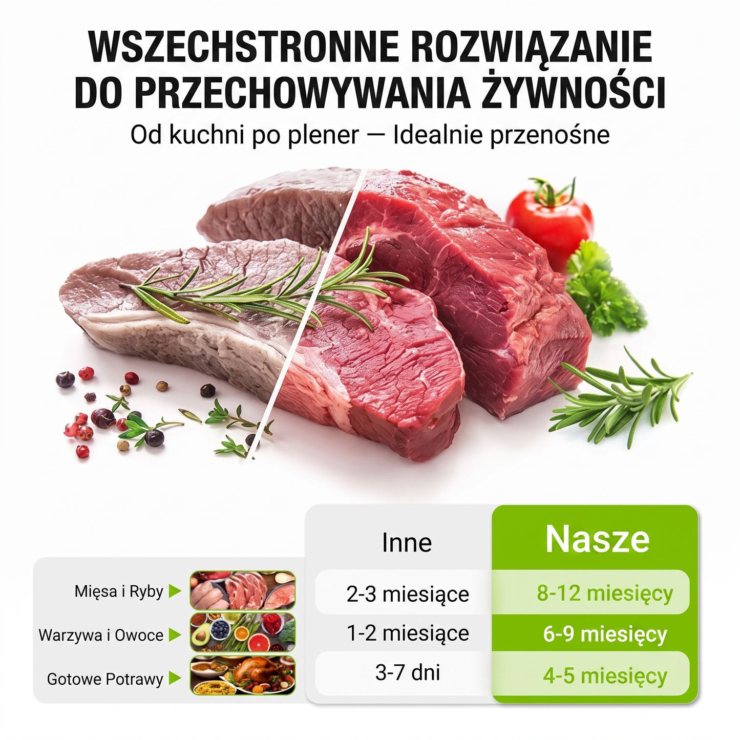 OFERTA LIMITOWANA: 70% ZNIŻKI! 🍗 🥦 Wielorazowe zamykane woreczki z folii aluminiowej 💎