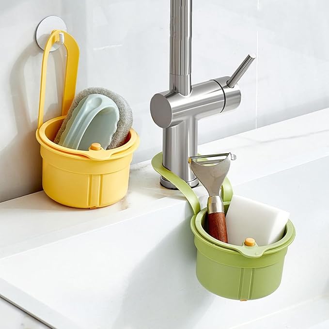 🔥 Hot Sale 50% OFF 🔥PKNEW® Multifunctional hanging sink drain basket