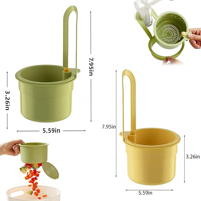🔥 Hot Sale 50% OFF 🔥PKNEW® Multifunctional hanging sink drain basket