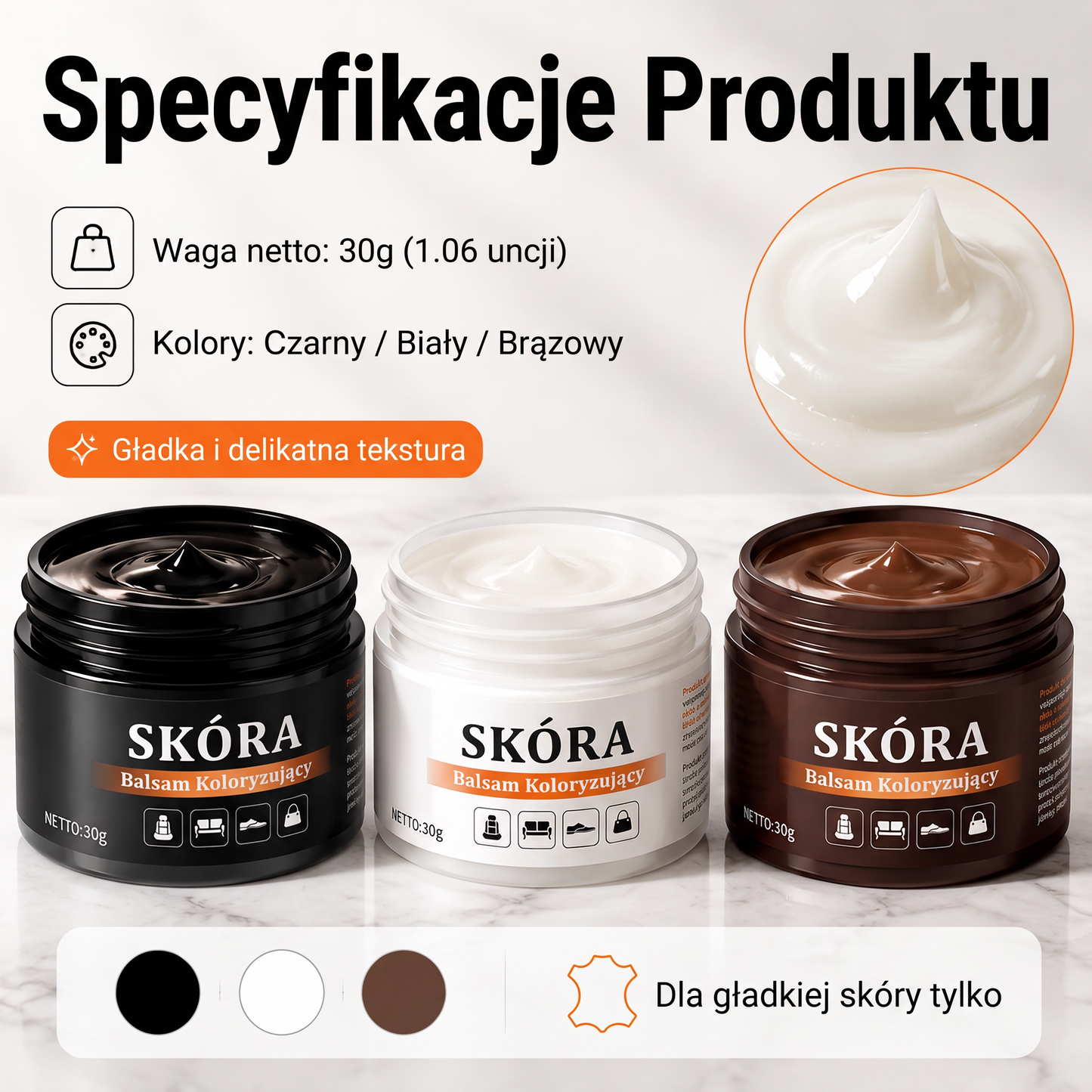 🔥🔥 PKNEW® Intensywny balsam do odnowy skóry✨ – Ożywia wyblakły wygląd, wyrównuje kolor i pomaga ukryć zadrapania na butach, kanapach, torebkach i fotelach samochodowych 💕
