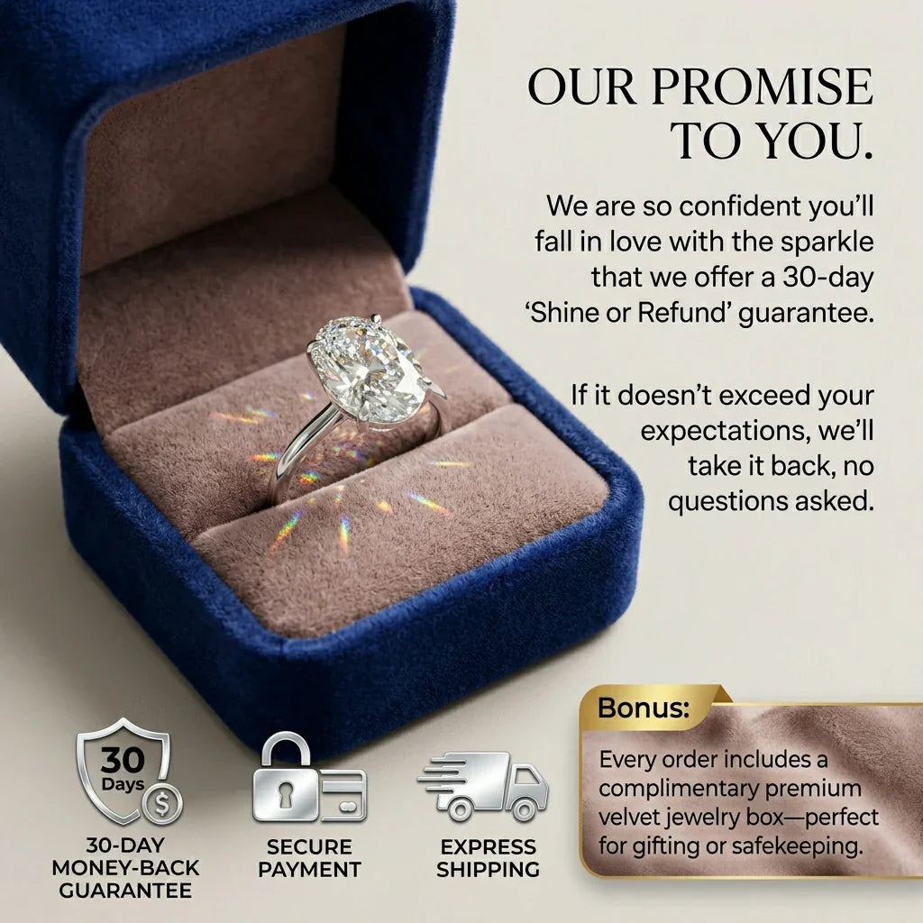 🔥 90% OFF TODAY: 5-Carat "Hand-Lift" Oval Sparkler — Stop Saving Your Radiance for "Someday" and Wear the Luxury You Deserve Every Day 💖