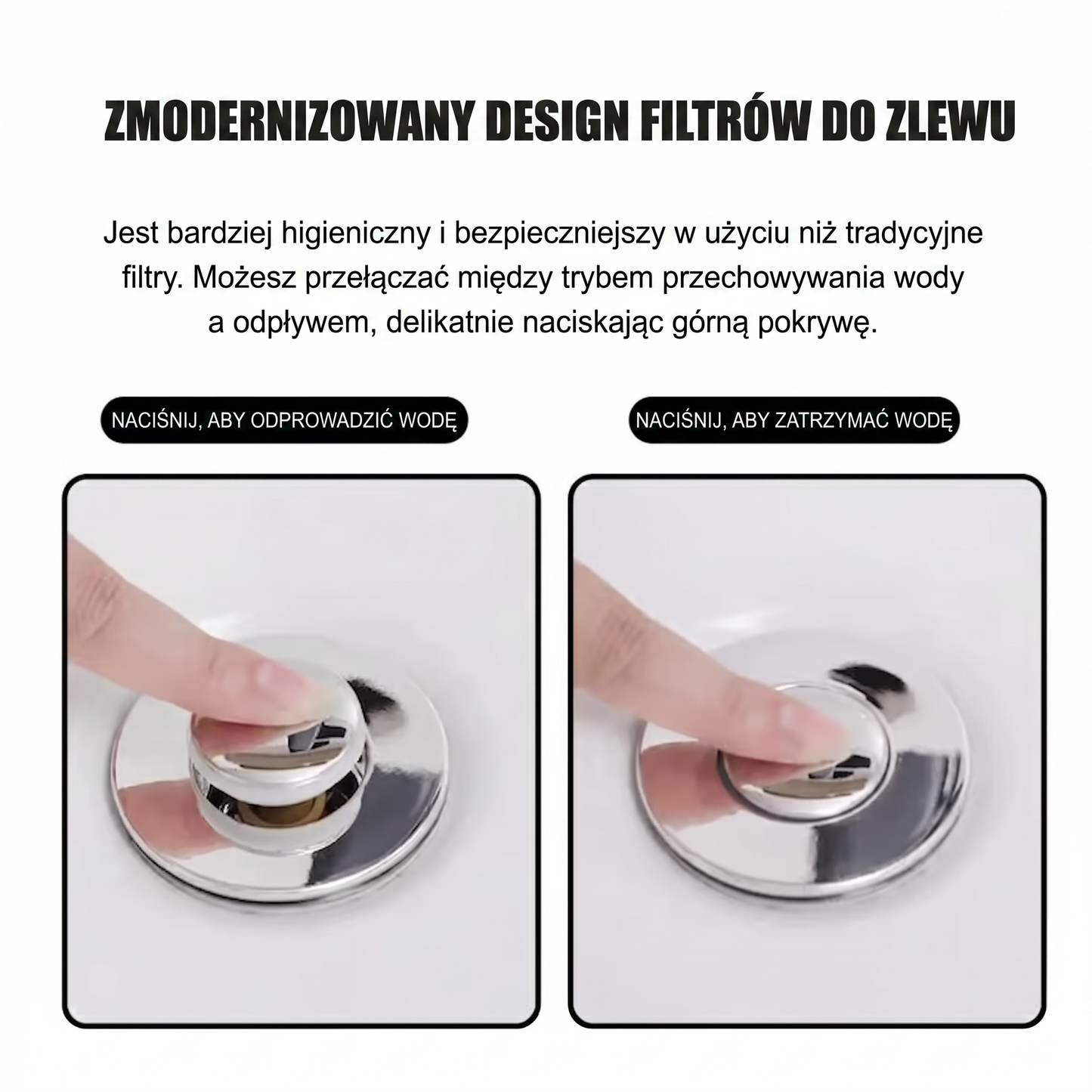 🔥🔥Ostatni dzień promocji – 49% taniej👑Otwierany sitko do odpływu zlewu – 🛀Usuwa nieprzyjemne zapachy i zapobiega zatkaniu