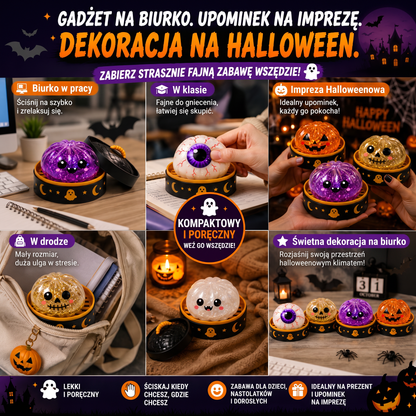 PKNEW® 70% ZNIŻKI DZIŚ 🎃 Halloweeniowe tajemnicze pudełko z antystresowym kluseczkiem 💎