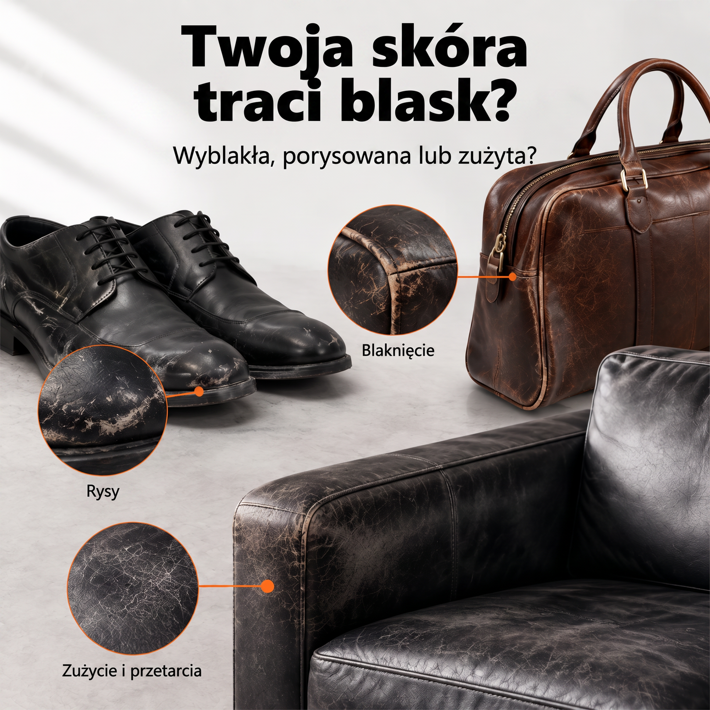 🔥🔥 PKNEW® Intensywny balsam do odnowy skóry✨ – Ożywia wyblakły wygląd, wyrównuje kolor i pomaga ukryć zadrapania na butach, kanapach, torebkach i fotelach samochodowych 💕