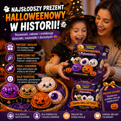 PKNEW® 70% ZNIŻKI DZIŚ 🎃 Halloweeniowe tajemnicze pudełko z antystresowym kluseczkiem 💎