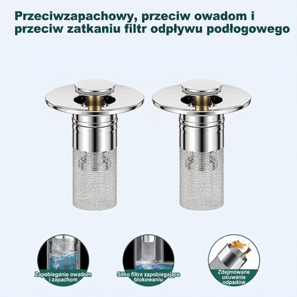 🔥🔥Ostatni dzień promocji – 49% taniej👑Otwierany sitko do odpływu zlewu – 🛀Usuwa nieprzyjemne zapachy i zapobiega zatkaniu