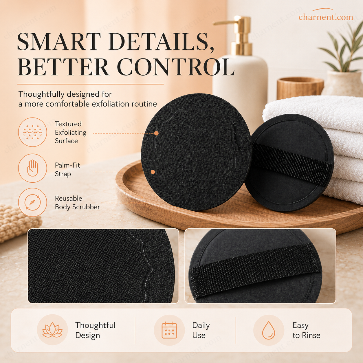 🚿 Exfoliating Scrub Bath Pads🧖‍♀️-Navalonixcosh®