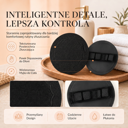 🔥🔥🚿 Głęboko oczyszczająca i złuszczająca myjka do ciała – delikatnie usuwa martwy naskórek i działa jak gąbka SPA 🧖‍♀️