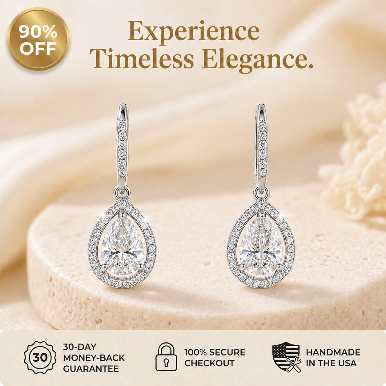 🔥 90% OFF TODAY: Experience Timeless Brilliance: The Flawless Lab-Grown Teardrop Set That Baffles Jewelers.💎