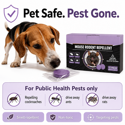 12-Pack Rodent Repellent Balls for Home Kitchen Effective Pest Control Solution