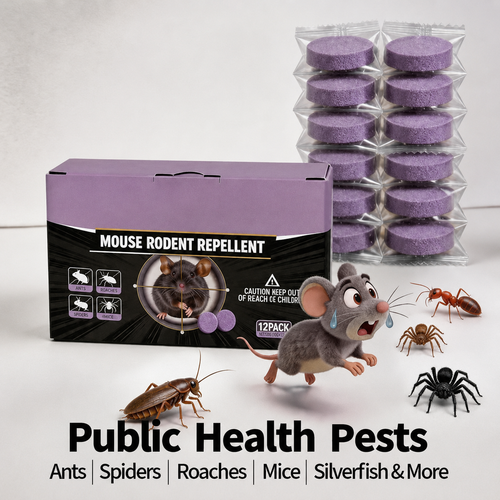 12-Pack Rodent Repellent Balls for Home Kitchen Effective Pest Control Solution