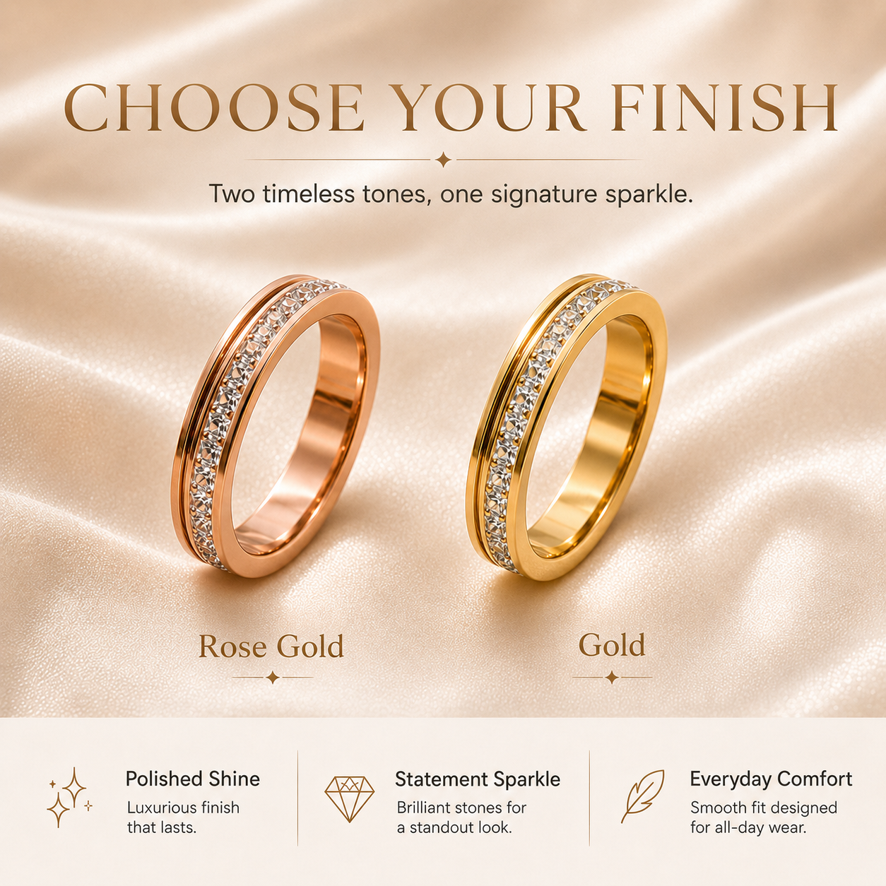 Gold+Rose Gold