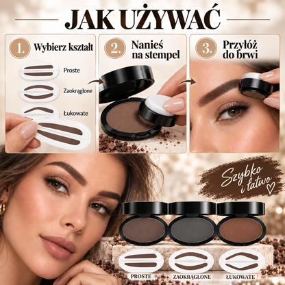 2026 HIT SPRZEDAŻOWY 💞🖊️ Stempel do brwi z pudrem i pędzelkiem – wystarczy przycisnąć, a perfekcyjne brwi w kilka sekund. Wodoodporny, utrzymuje się do 24 godzin 👑
